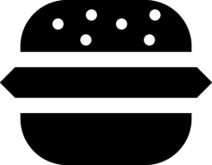 Burger With Sesame Sketch Svg Vector, Free Vectors File